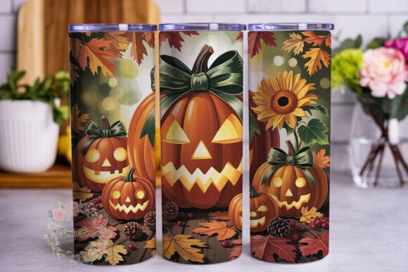 Autumn Pumpkins and Sunflowers Tumbler Review