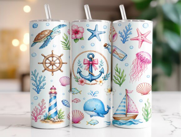 Beach Sea Life Tumbler Wrap Review