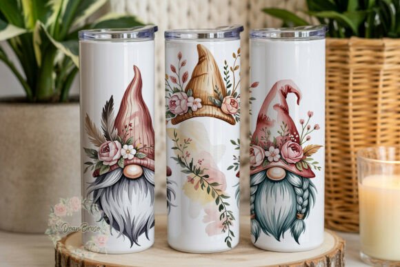 Boho Gnome Floral Watercolor Tumbler Review
