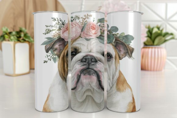 Bulldog Tumbler Wrap Sublimation Design Review