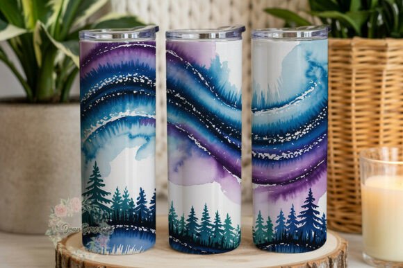 Celestial Forest Night Sky Tumbler Wrap Design Review