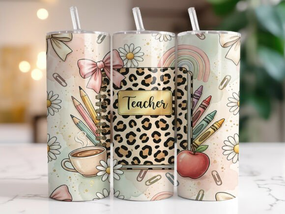 Coquette Teacher Leopard Tumbler Wrap Review