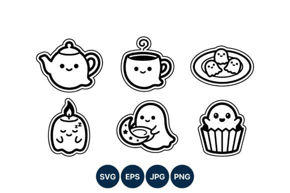 Cute Kawaii Ghost Teapot Cup Cupcake Review