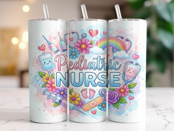 Pediatric Nurse Tumbler Wrap Design Review