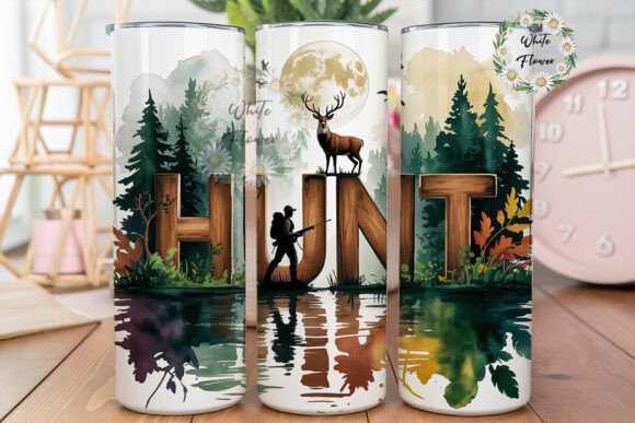 Rustic Forest Hunt 20oz Tumbler Wrap Review