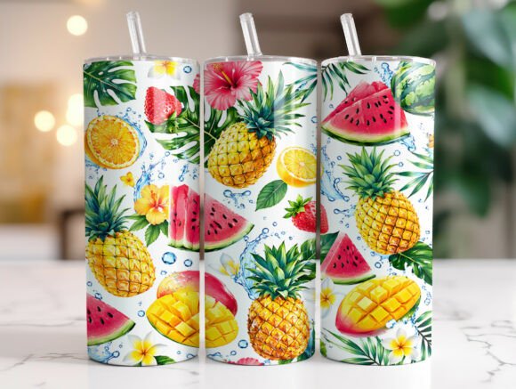 Summer Fruit Pattern 20 Oz Tumbler Wrap Review