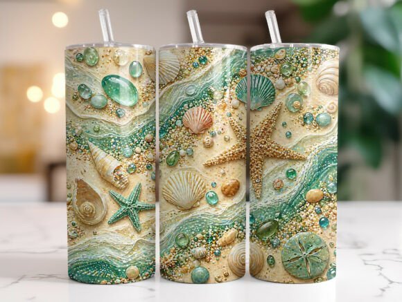 Summer Shells Starfish Beach Tumbler Review