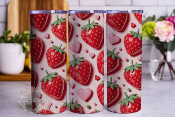 Sweet Strawberry Bliss Tumbler Wrap Review